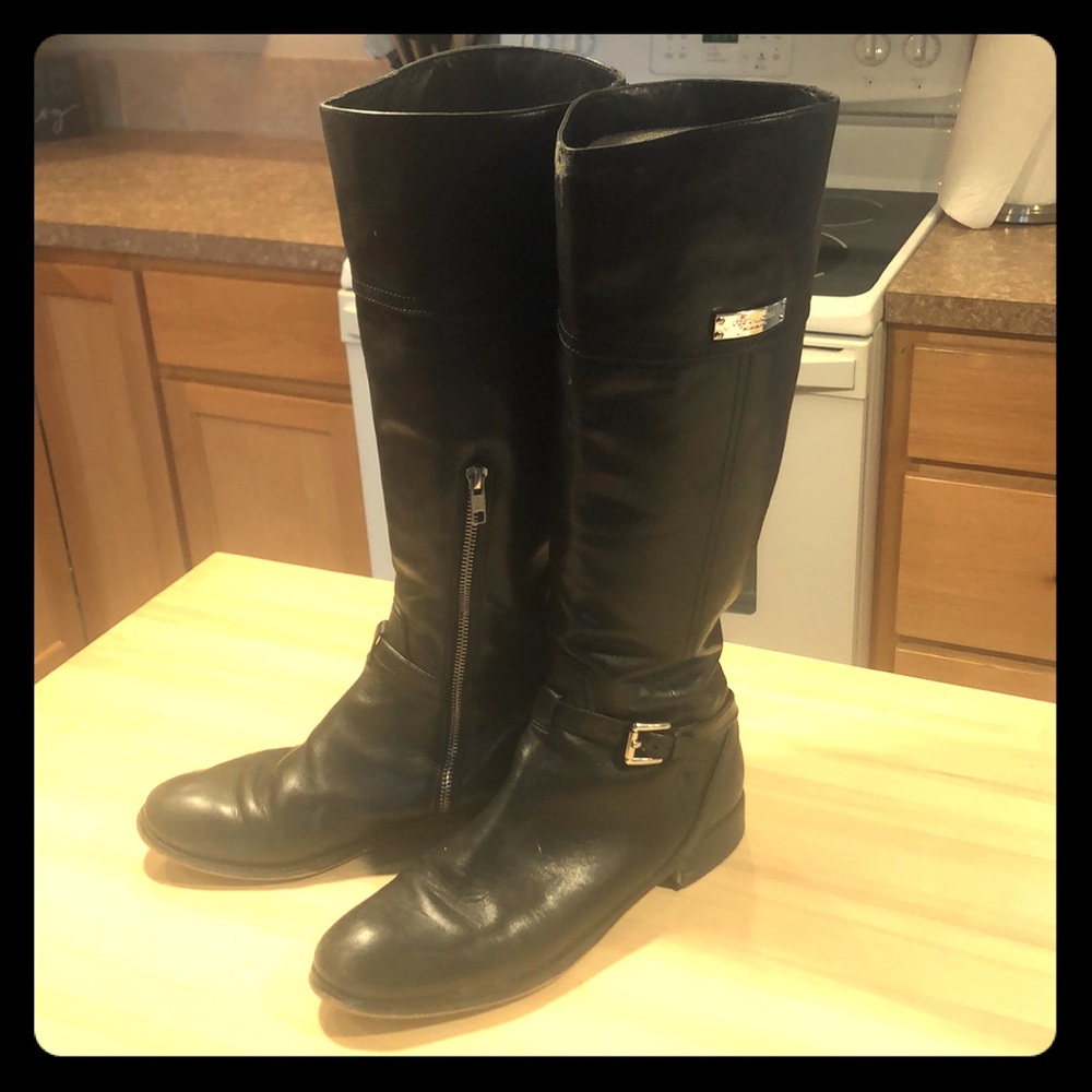 Coach knee boots Black